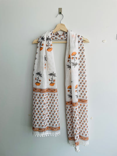 Beautiful Jaipur Print Stole / Scarf